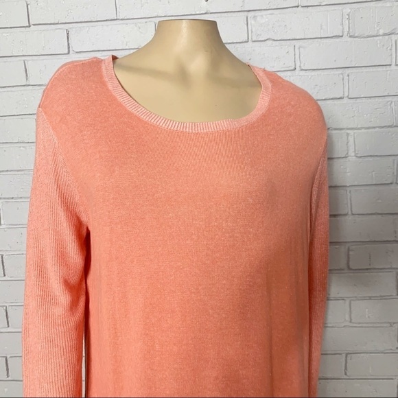Two by Vince Camuto Women’s Peach Sweater - Picture 2 of 16